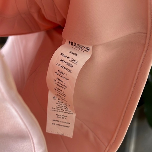 RARE HOUSE OF CB 'Antonella' Blush Satin Boned Corset NWOT - Picture 11 of 12